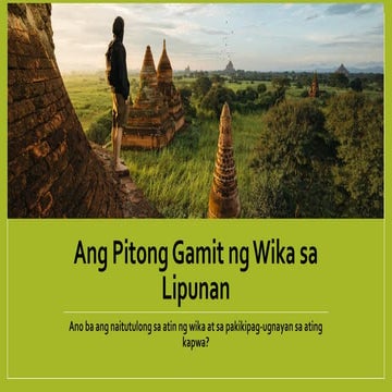 KOMUNIKASYON_Pananaliksik sa Wika at Kul