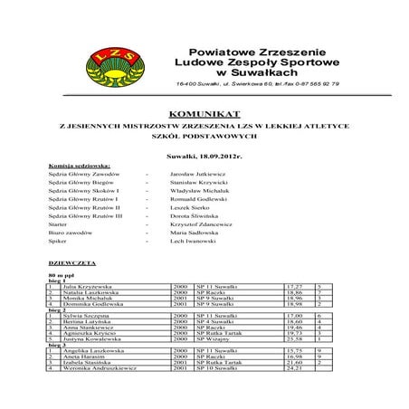 Komunikat la sp 18.09.2012