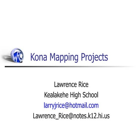 Kona mapping-project-2-9-2006