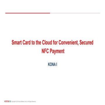Smart Card to the Cloud for Convenient, Secured NFC Payment