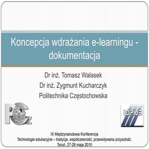 Koncepcja wdrażania e learningu - dokumentacja2