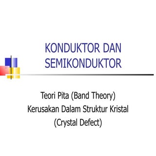 Konduktor dan semikonduktor 