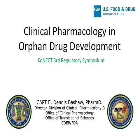 Clinical Pharmacology in Orphan Drug Development