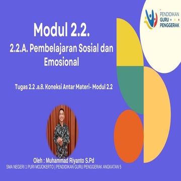 Koneksi antar materi - Modul 2.2 