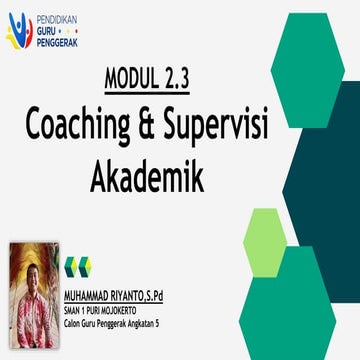 Coaching & Supervisi Akademik