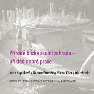 Nadace Proměny - Přírodě blízká ško...
