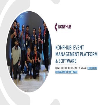 KonfHub Features, Benefits and Pricing | PDF