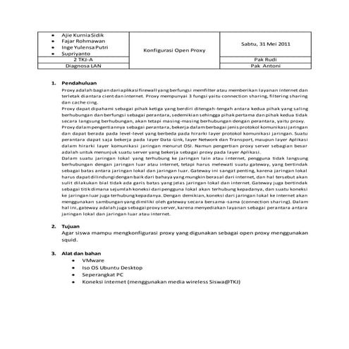 Konfigurasi open-proxy