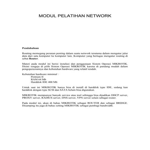 KONFIGURASI MIKROTIK