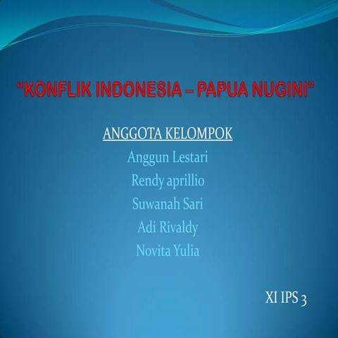 Konflik indonesia – papua nugini