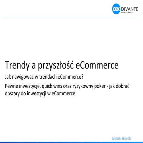 Kongres eHandlu - Przyszłość e-Commerce