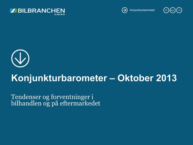 Konjunkturbarometer   oktober 2013 ...