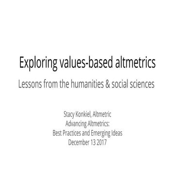 Konkiel Exploring Values-Based Altmetrics