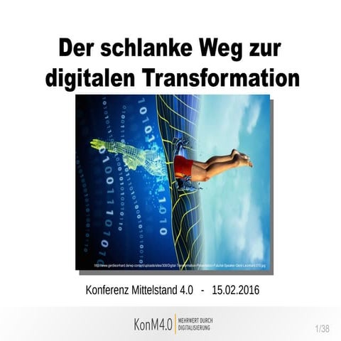 KonM 40 digital - Der schlanke Weg zur Digitalen Transformation