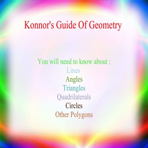 Konnors Guide Of Geomery