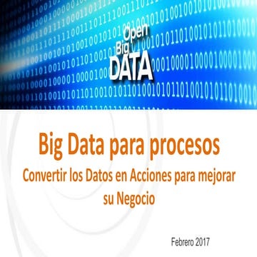 Big Data para procesos. De TV3 a cualquier PYME