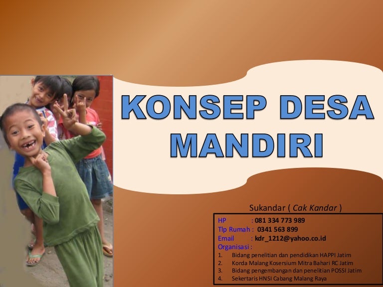 Konsep Desa Mandiri