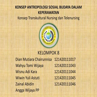 Konsep antropologi sosial budaya da...