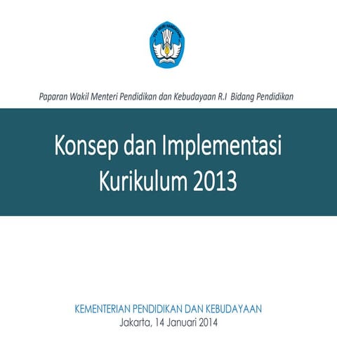 Konsep dan implementasi kurikulum 2013