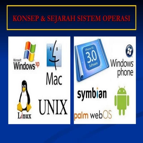 Konsep dan Sejarah Sistem Operasi