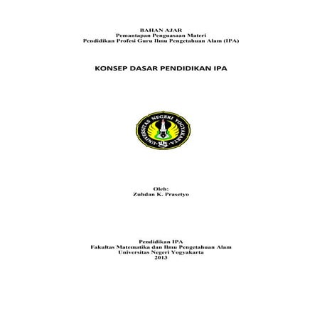 Konsep dasar ipa prof. zuhdan