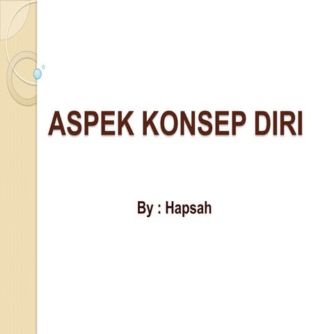 Konsep diri