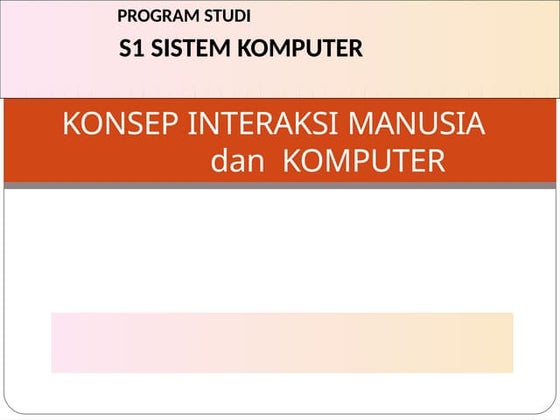 Topik Materi UI-UX untuk Perkuliahan di Kampus | PPT