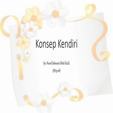 Konsep kendiri