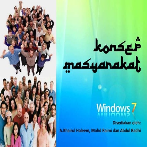 Konsep masyarakat
