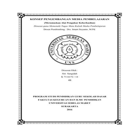 Konsep pengembangan media pembelajaran