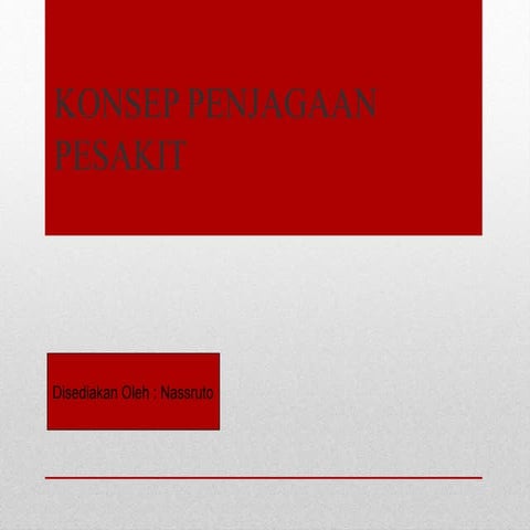 Konsep penjagaan pesakit