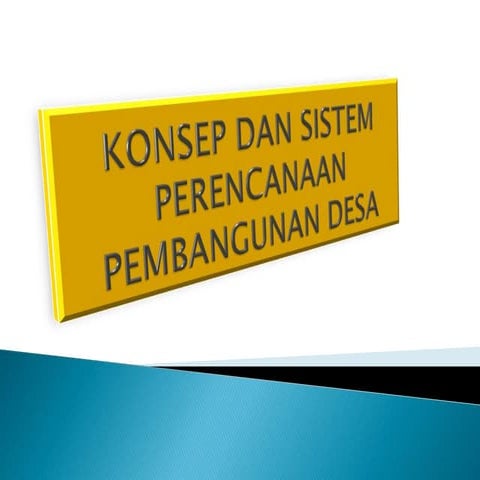 KONSEP PERENCANAAN PEMBANGUNAN DESA.pptx
