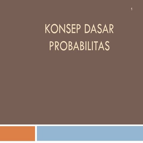 Konsep Probabilitas dalam ekonomi dan manajemen keuangan