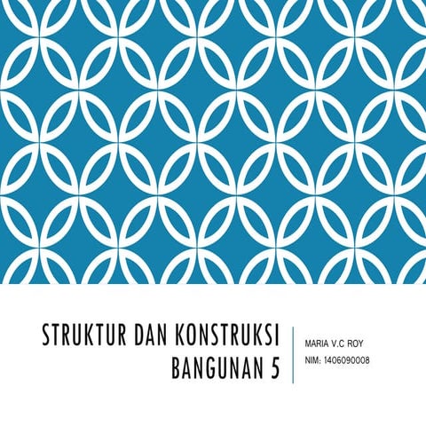 Konsep rancangan struktur &amp; konstruksi