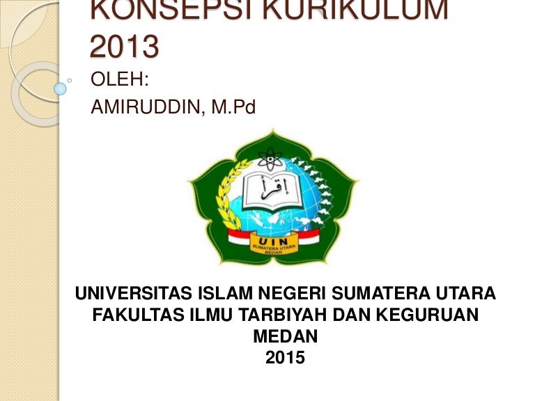 Konsepsi Kurikulum 2013