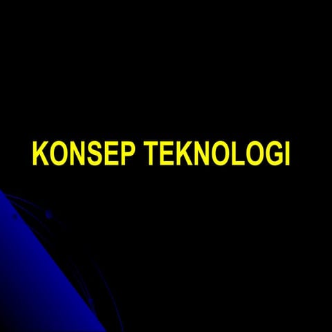 Materi Konsep teknologi