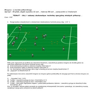 Konspekt treningu   gry doskonalace...