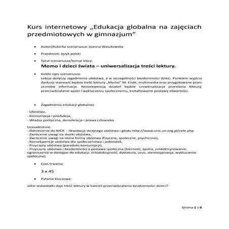 Momo i dzieci świata