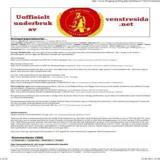 Konspirasjonsteorier - comments