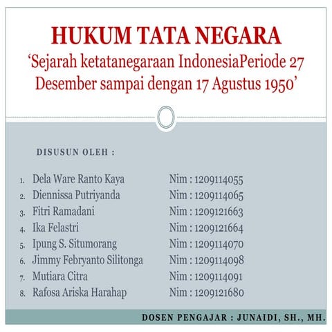 Konstitusi RIS