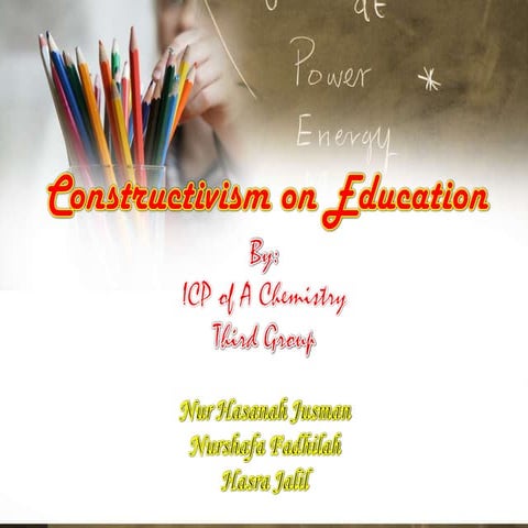 teori belajar Konstruktivisme 