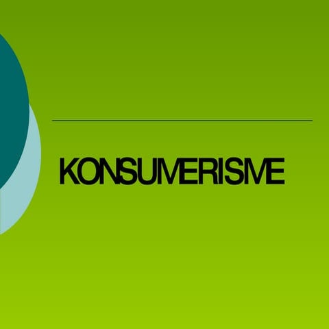 Konsumerisme