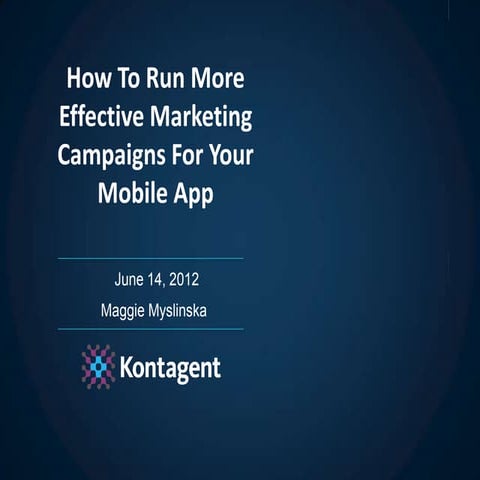 Kontagent Breakfast Workshop - Business Insider MadConf