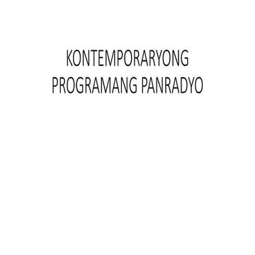 KONTEMPORARYONG PROGRAMANG PANRADYO.pptx
