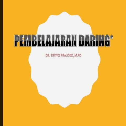 Kontrak perkuliahan Pembelajaran Daring.pptx