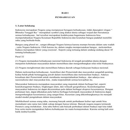 Kontribusi pemerintah dan masyarakat dalam melestarikan kebudayaan