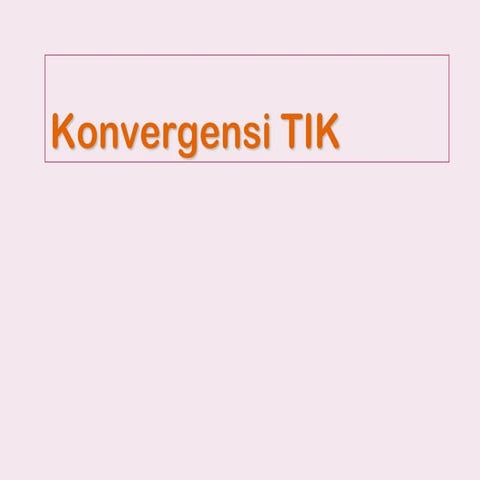 Konvergensi