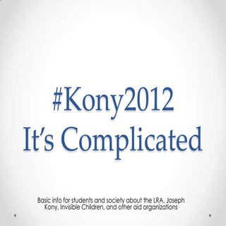 Joseph Kony and the LRA