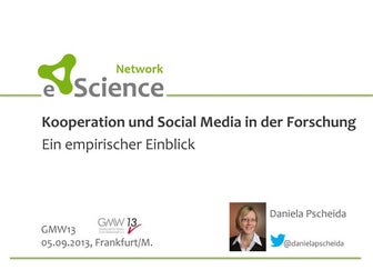 Kooperation und social media in der forschung