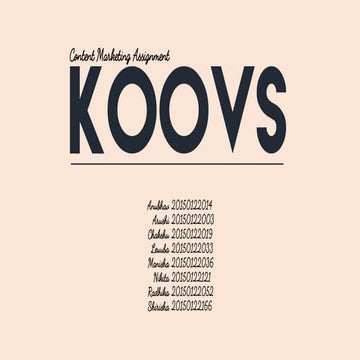 Koovs